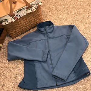 L.L. Bean Blue Jacket Women’s Small Zip Up Fleece Lined